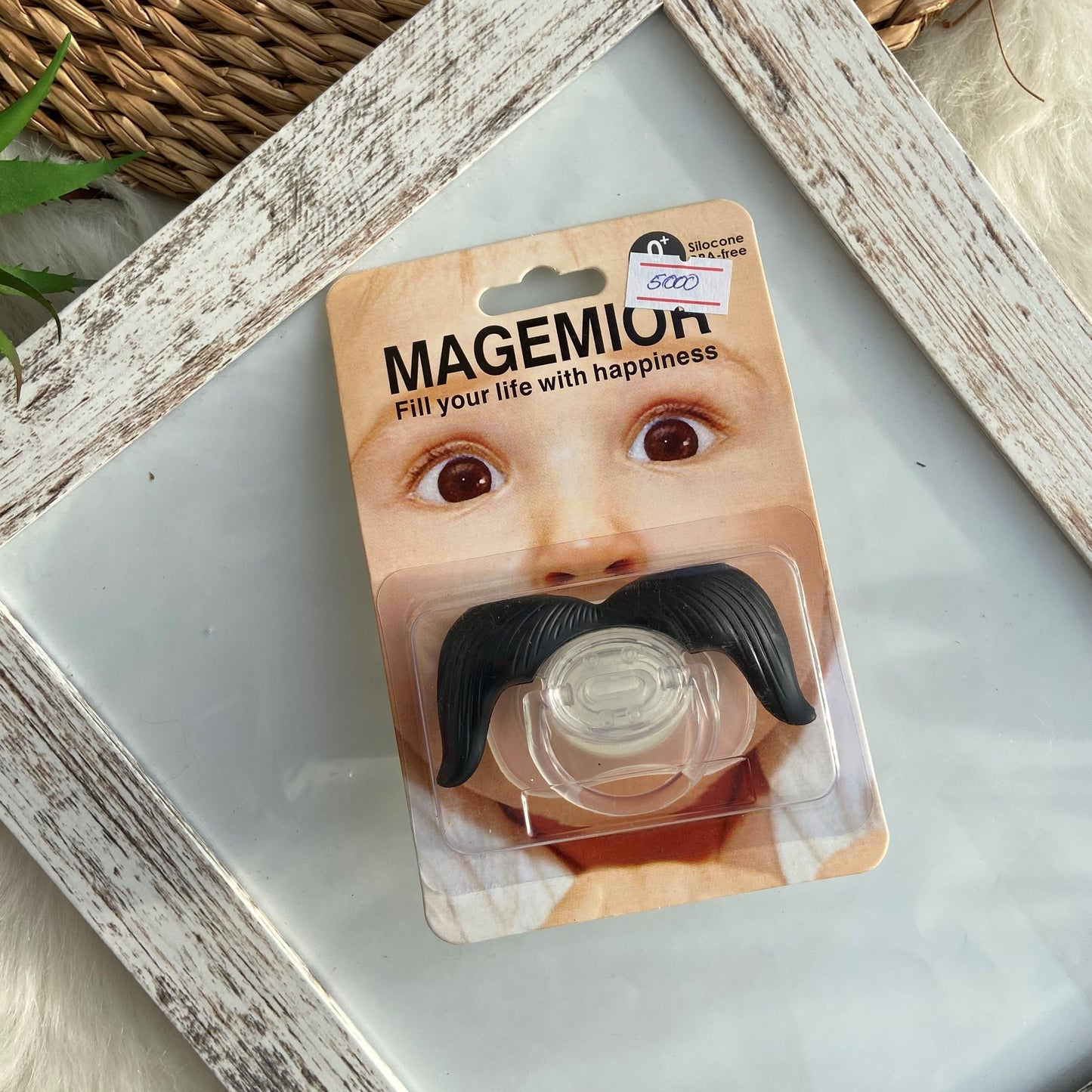 Chupete con Mostacho