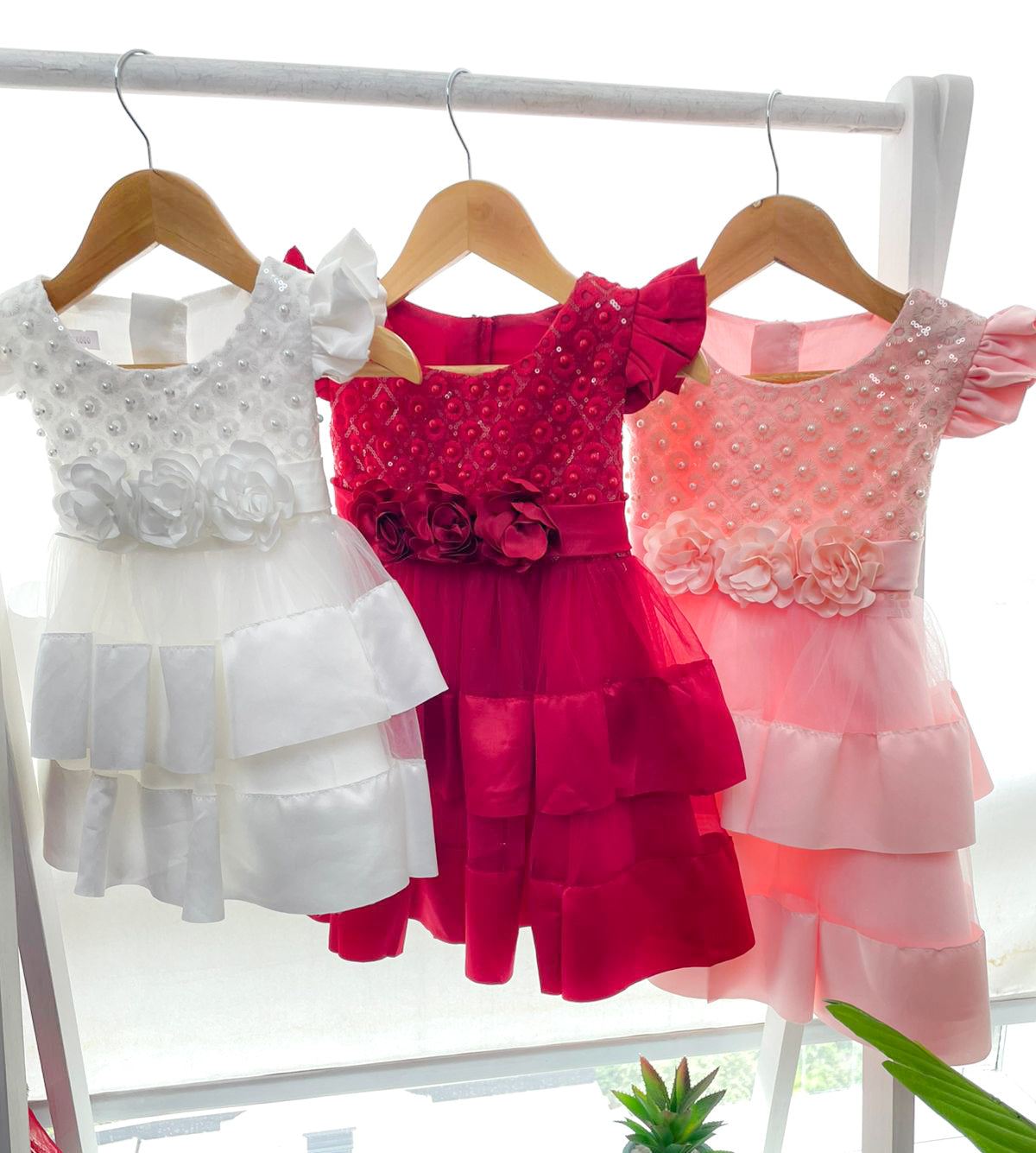 Vestido gala olivia rosado