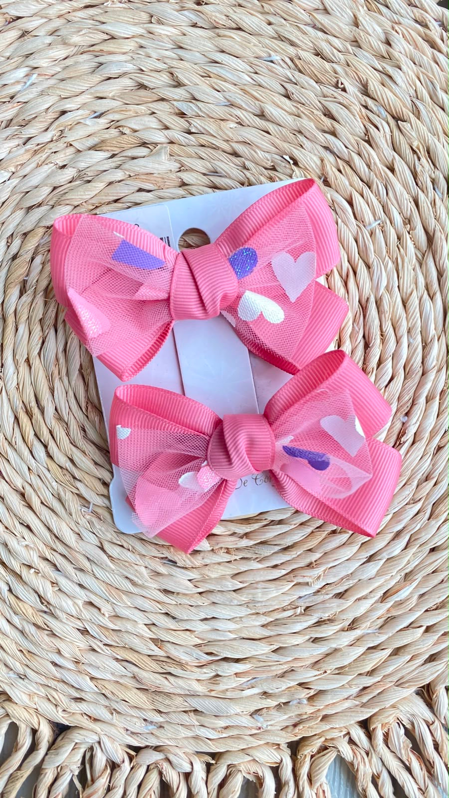 Pinches par lazo corazones