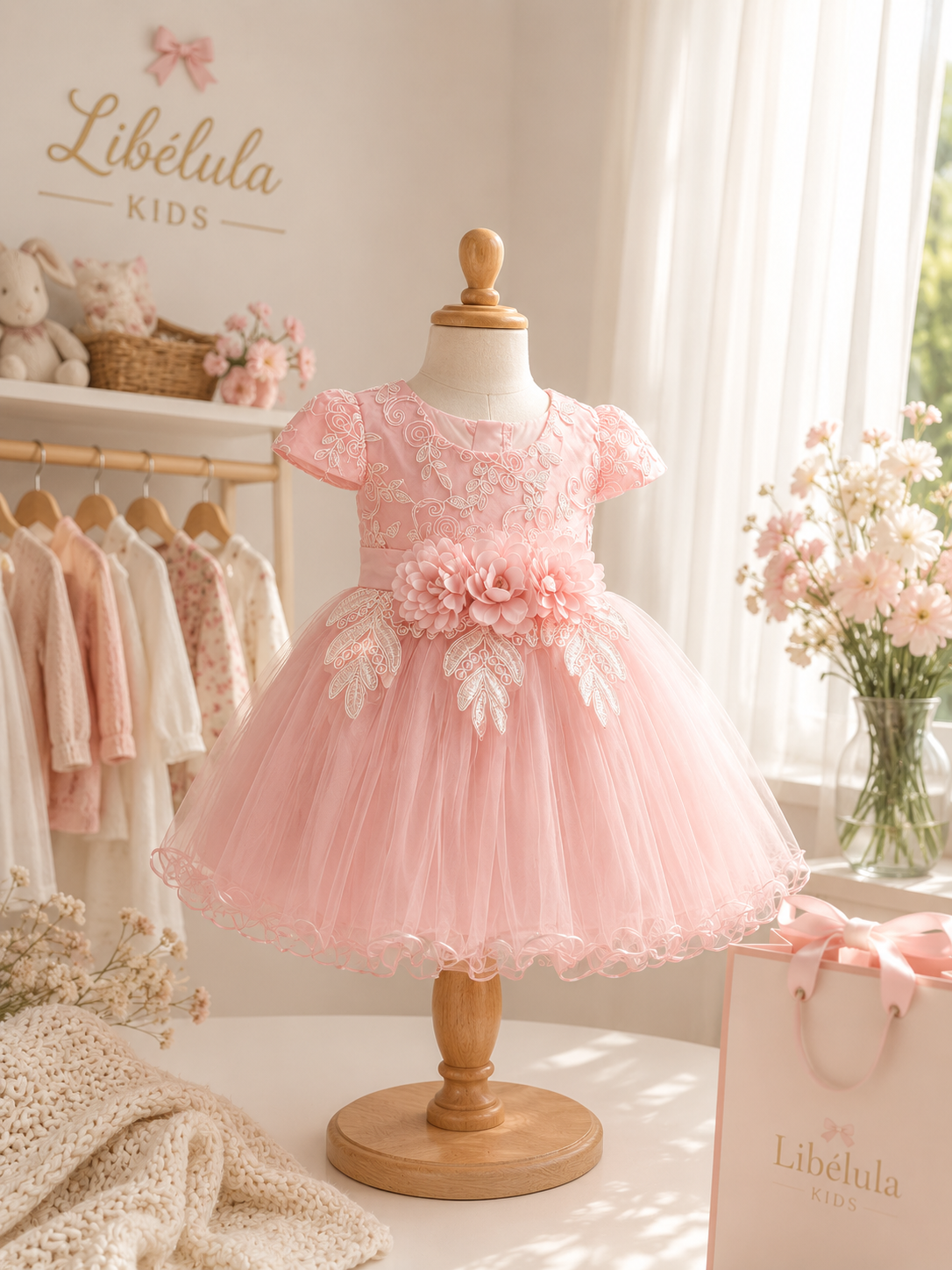 Vestido de Gala Annie rosado