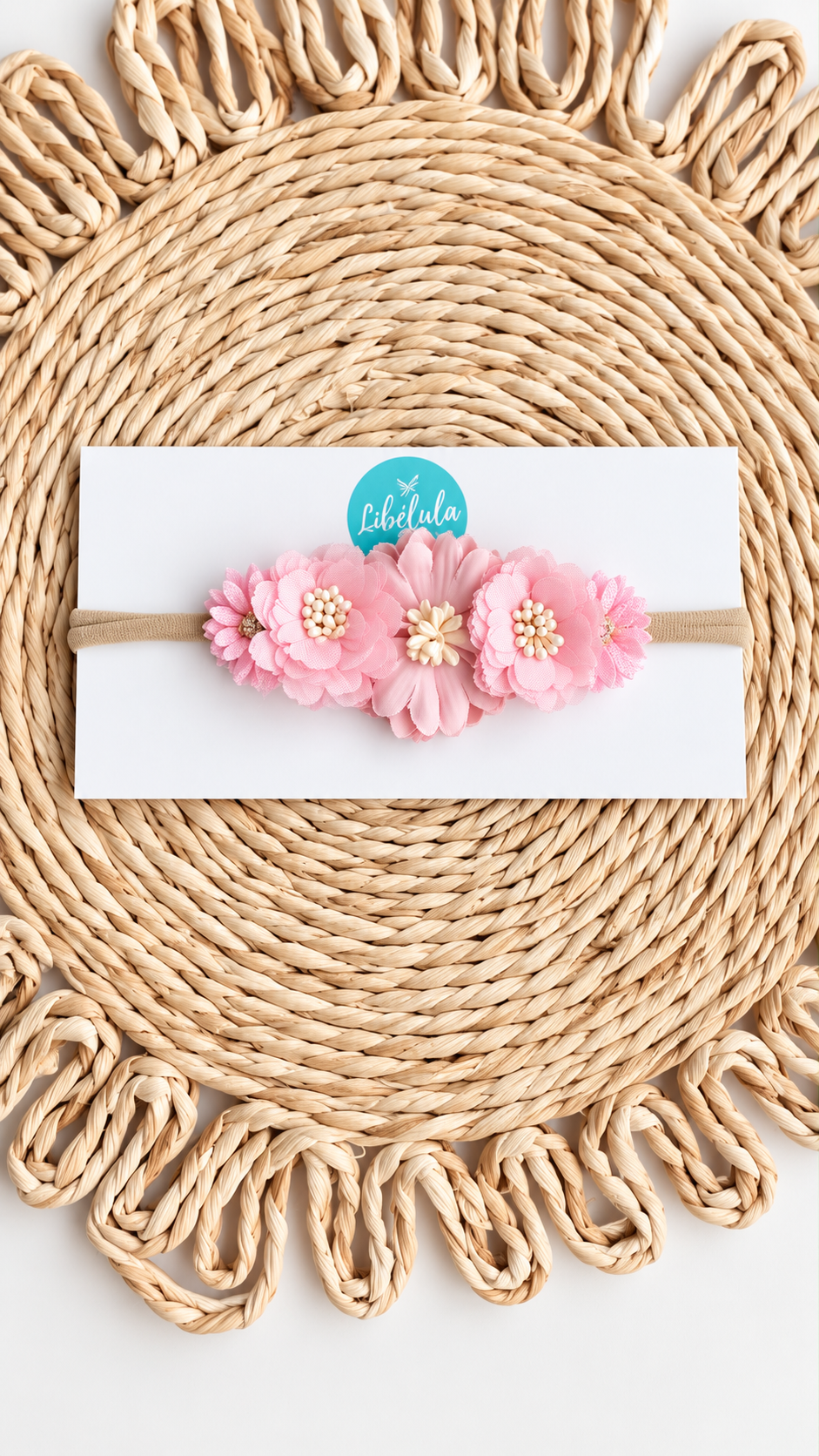 Diadema flores bebé