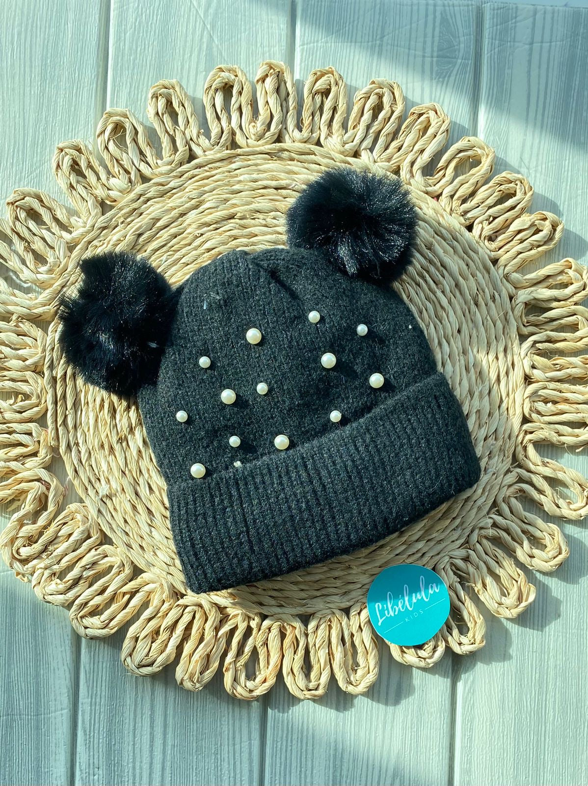 Gorritos térmicos perlas niña