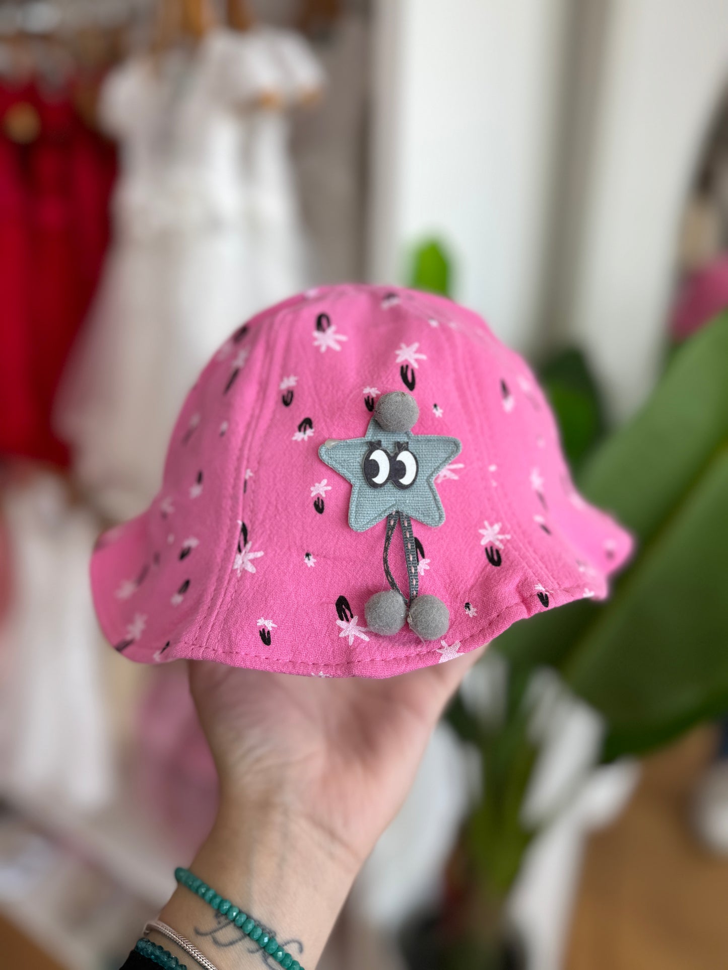 Gorros sol bebe estrellas
