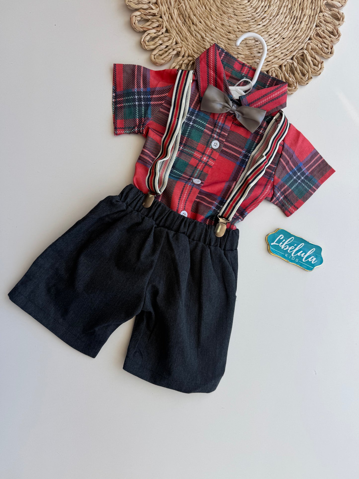 Conjunto niño cuadrille