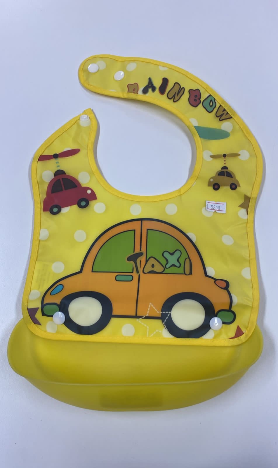 Babero silicona con Contenedor de Alimento