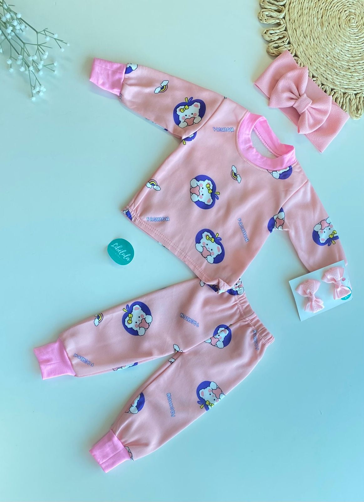 Pijamas niña térmicas micropolar 1 a 8 años