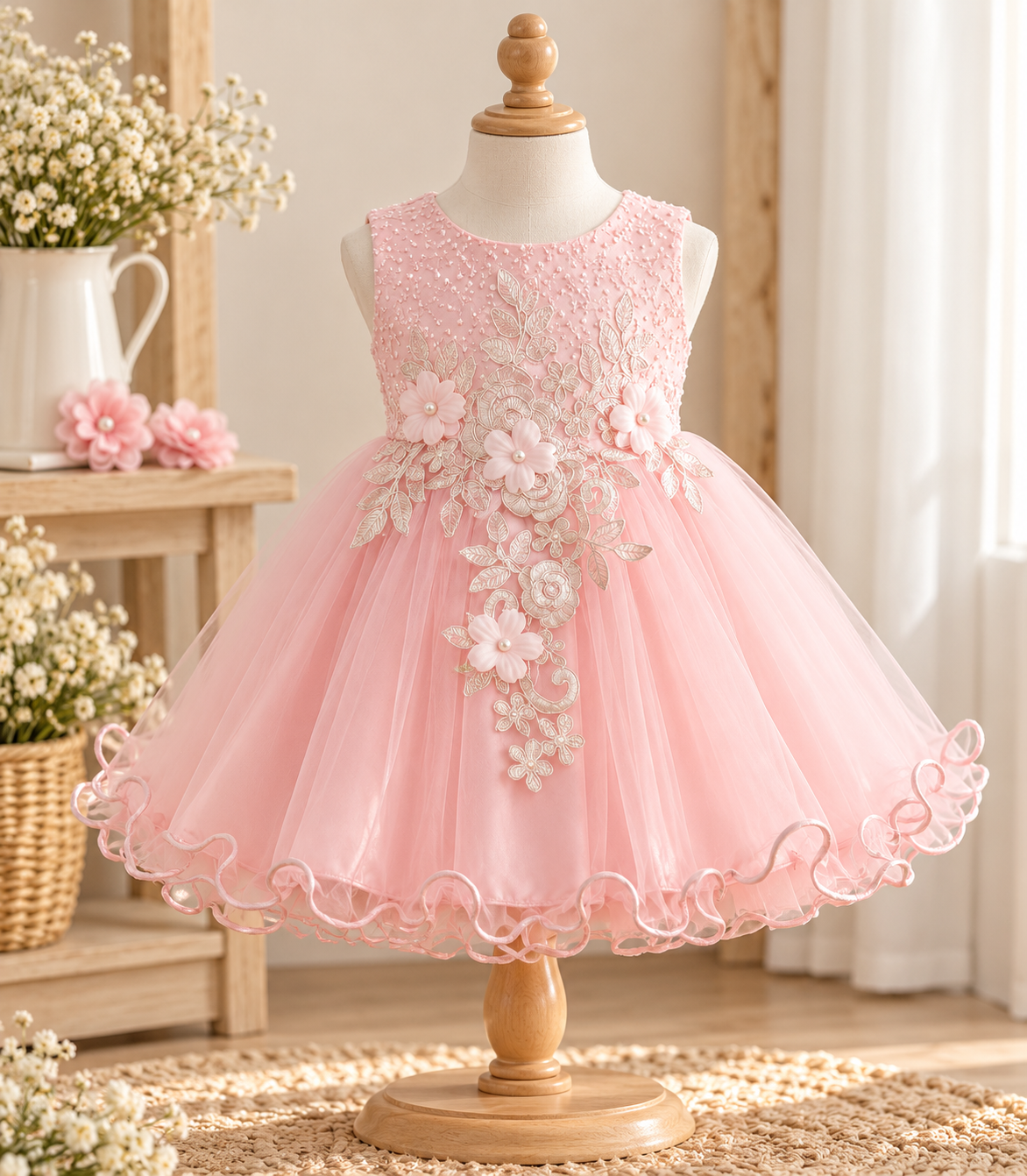 Vestido gala Isabella rosado