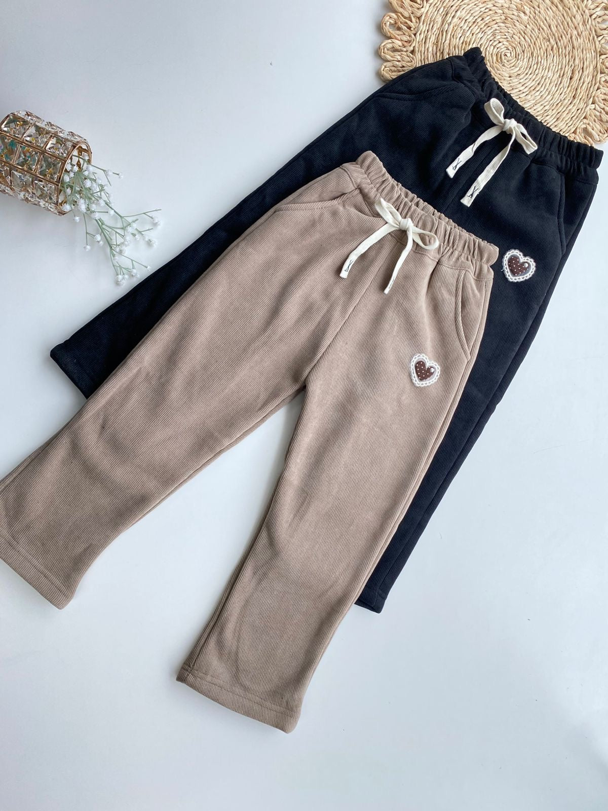 Pantalón térmico corazón (4 a 10 años )