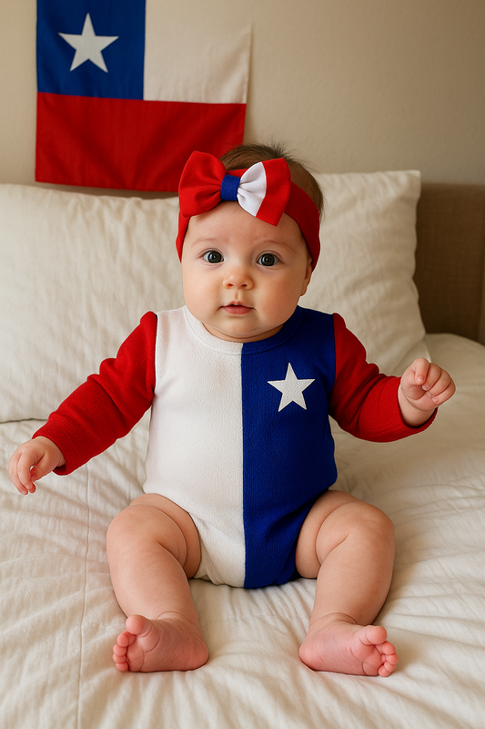 Body + cintillo bandera chilena