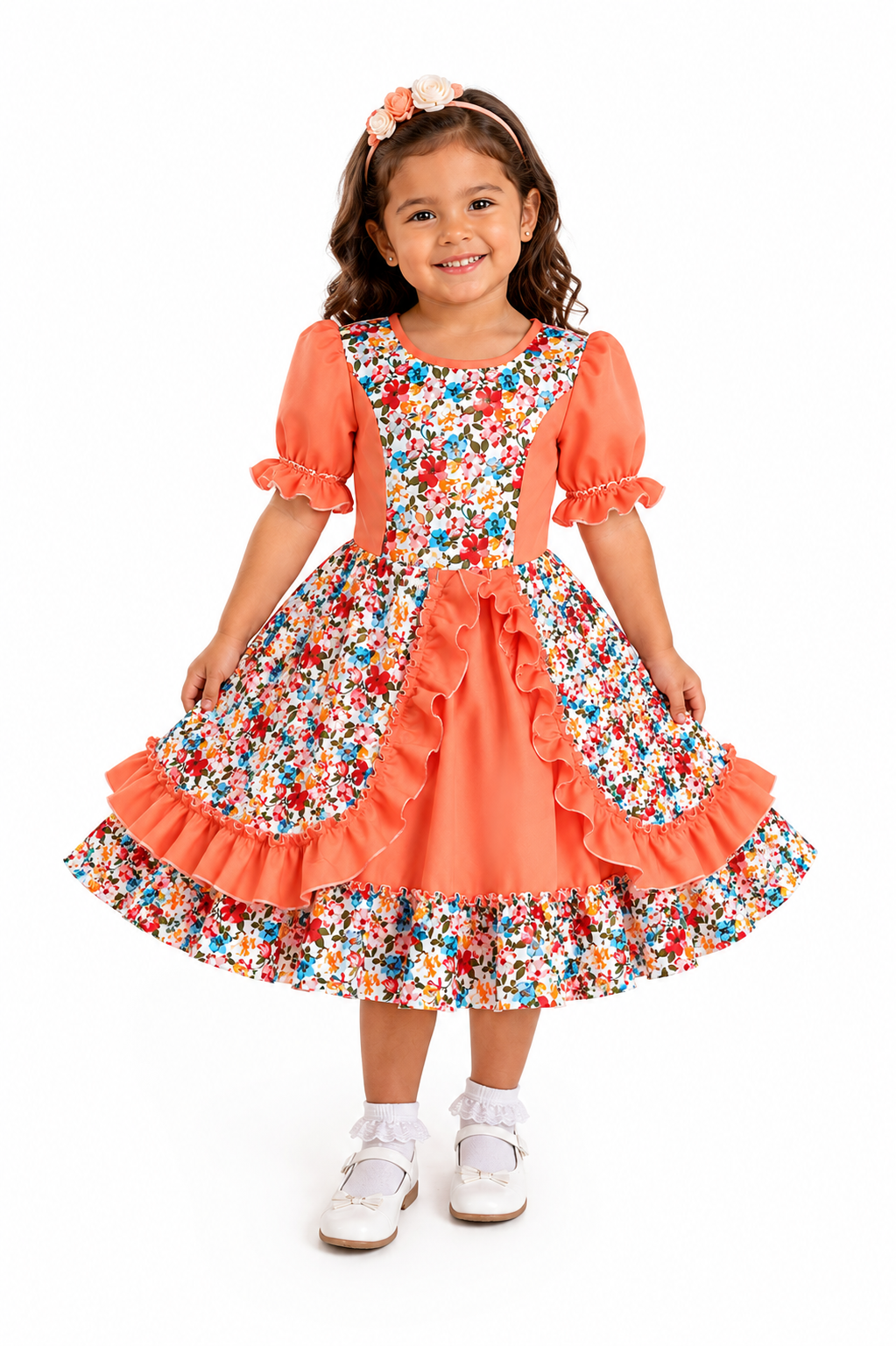 Vestido  Huasita con falso