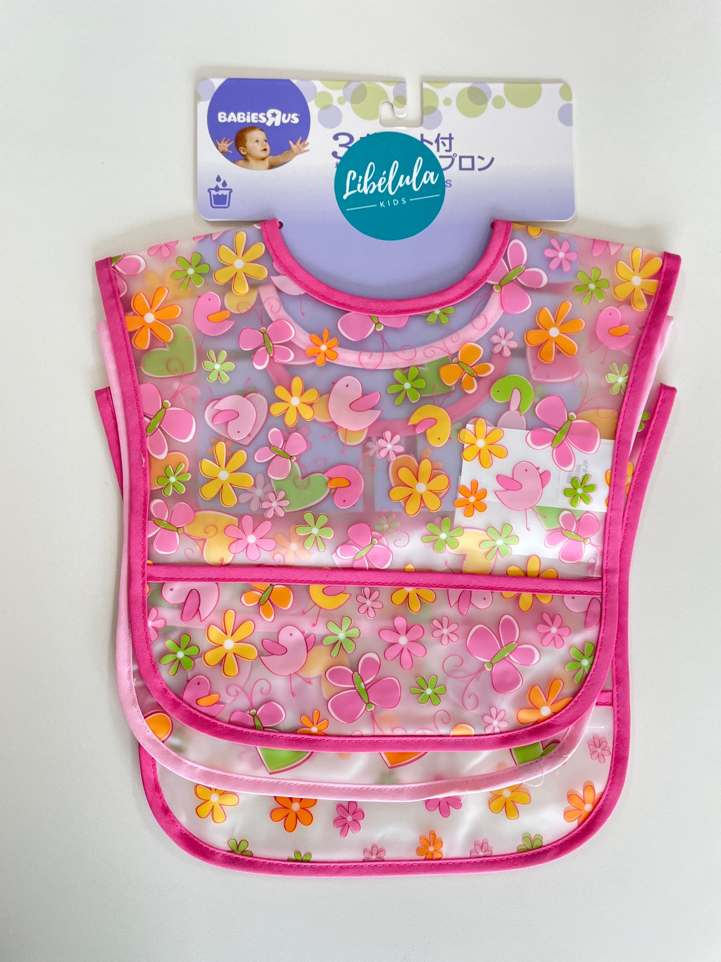Baberos impermeables pack 3 unidades