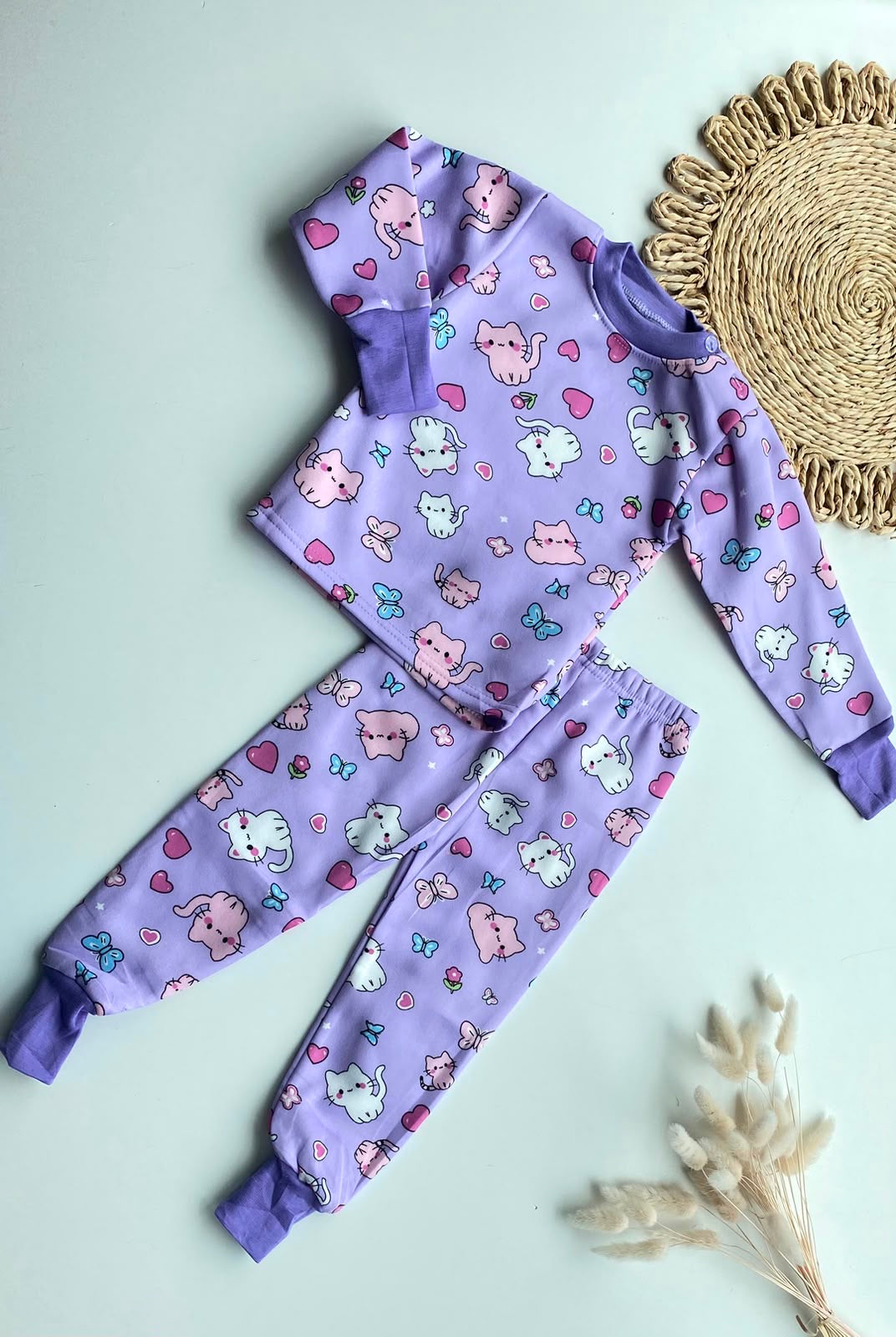 Pijamas niña térmicas micropolar 1 a 8 años