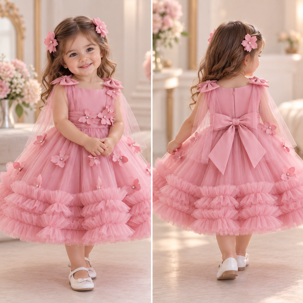 Vestido gala lujo magnolia