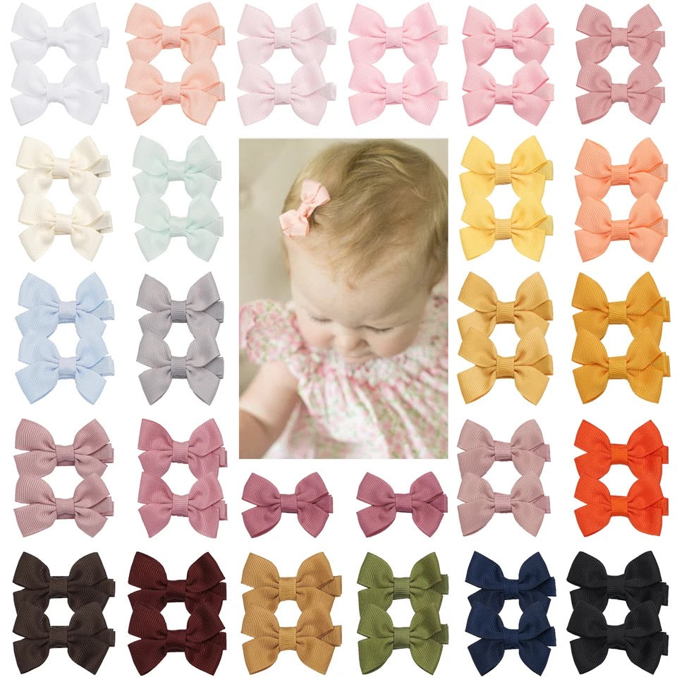 Pinches lazo bebe pequeño  1 cm