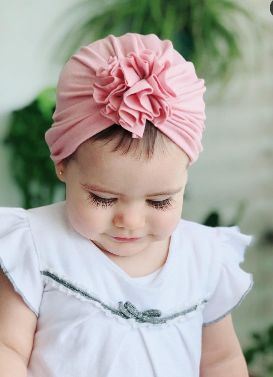 Turbante Palo de Rosa algodon