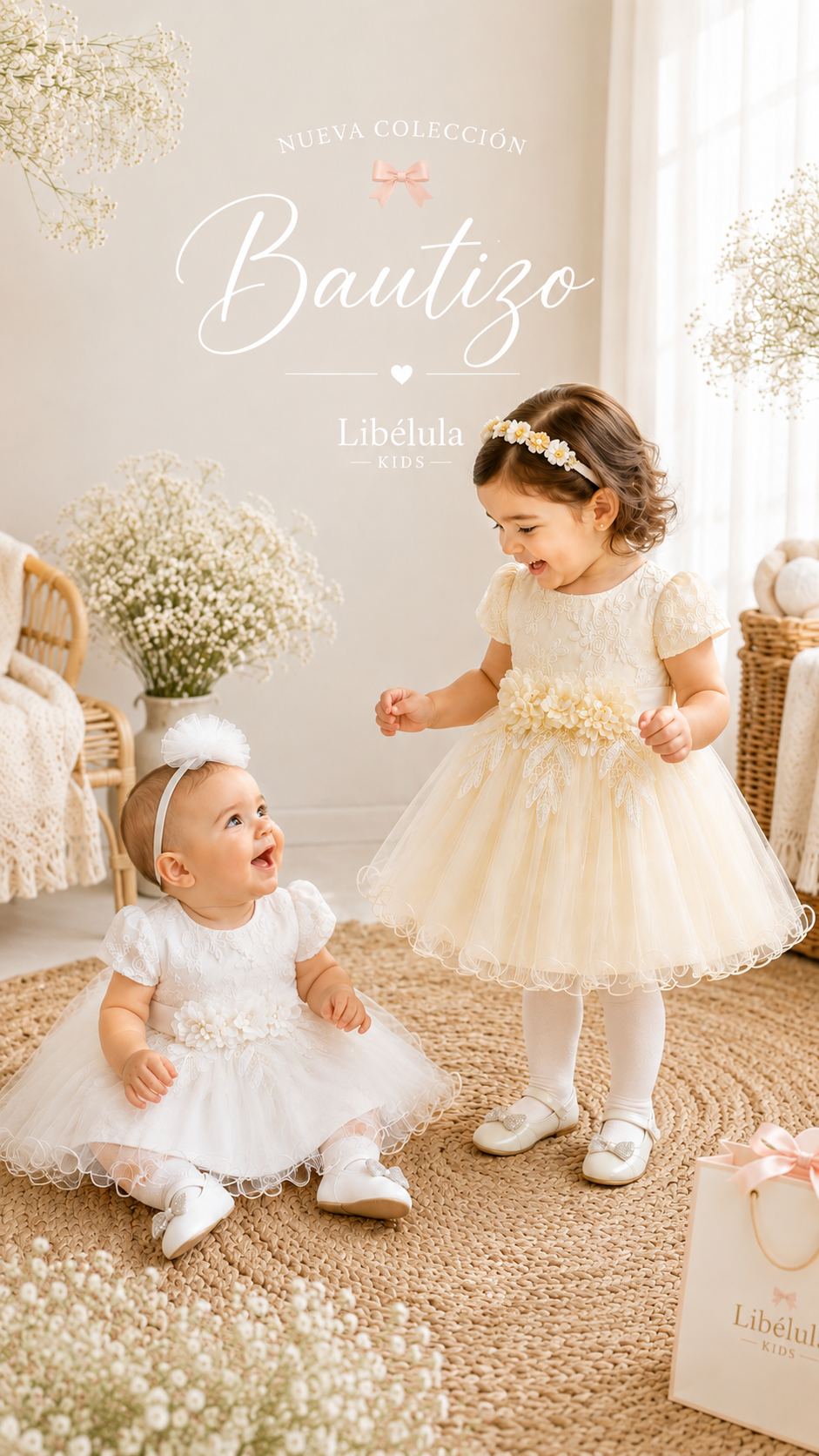 Vestido Annie crema