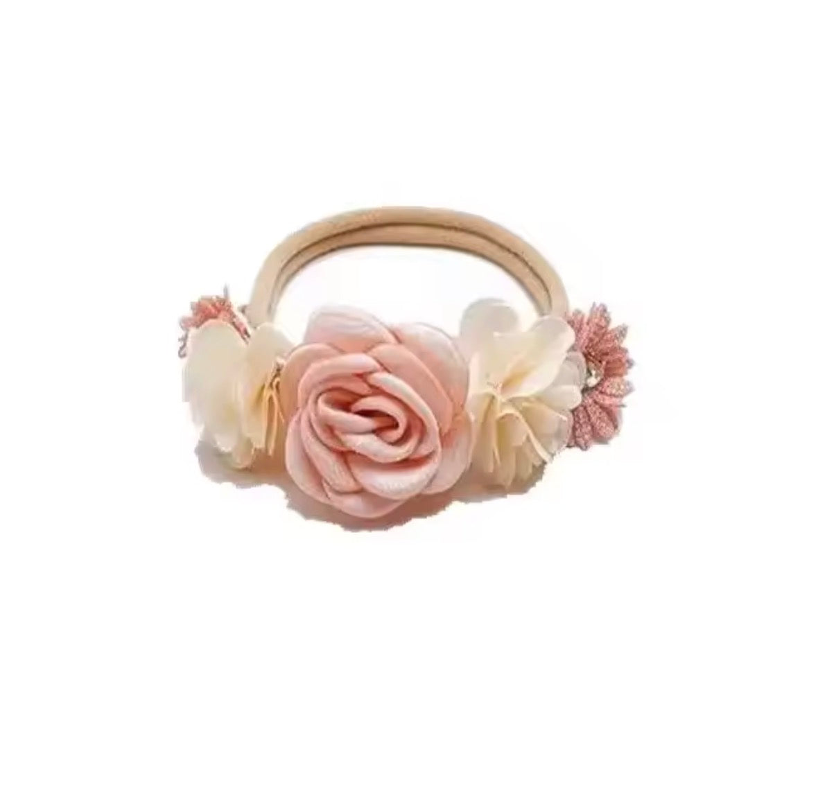 Diadema flores bebé