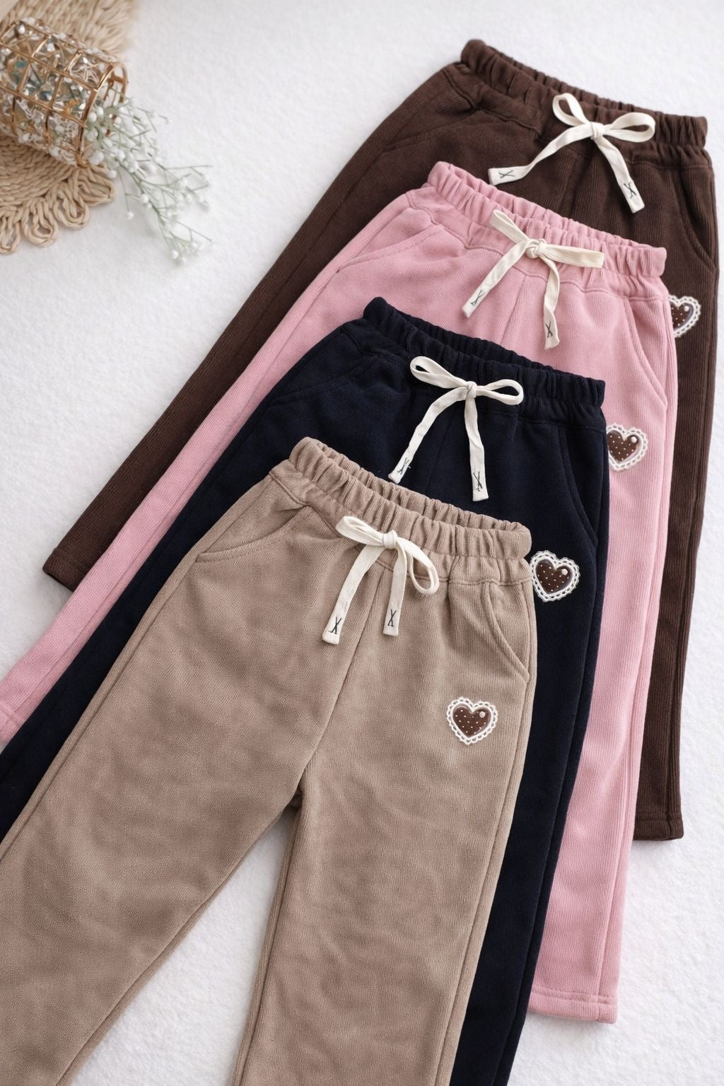 Pantalón térmico corazón (4 a 10 años )