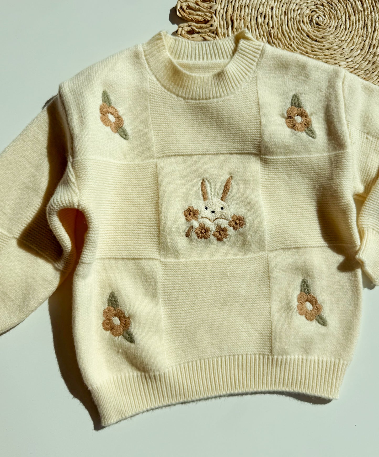 Chaleco tejido conejito hipoalergenico