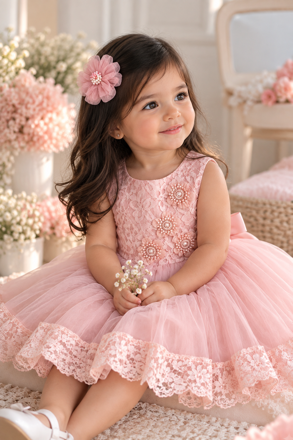 Vestido Sofía palo de rosa