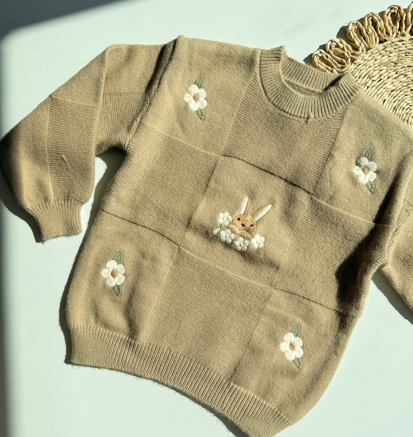 Chaleco tejido conejito hipoalergenico