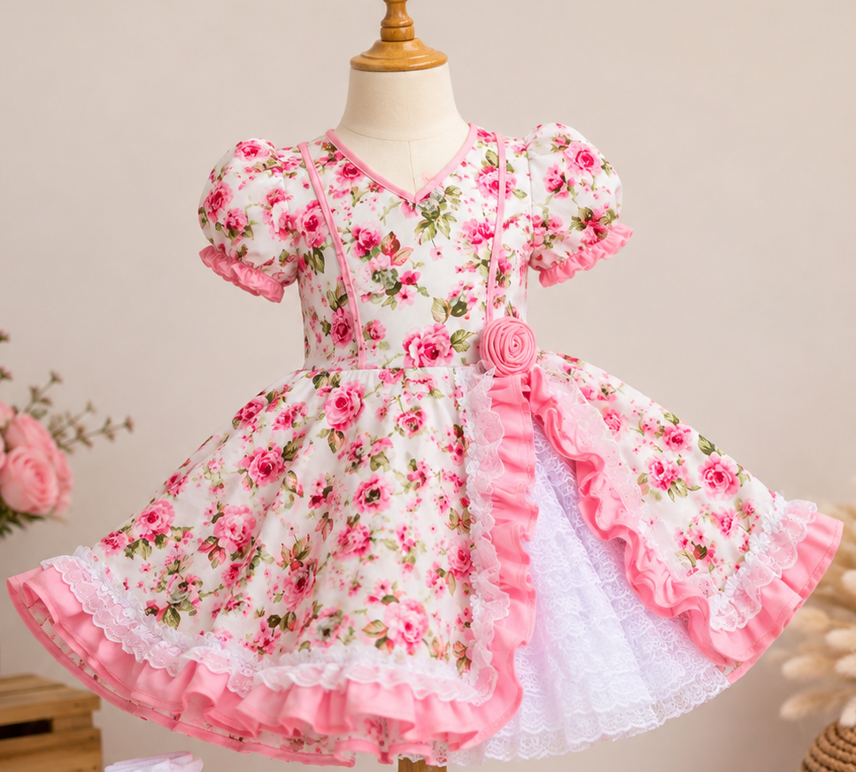Vestido Huasita rosa