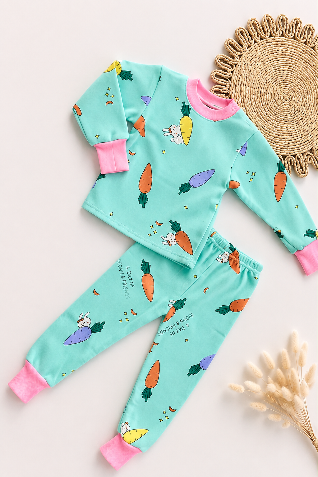 Pijamas niña térmicas micropolar 1 a 8 años