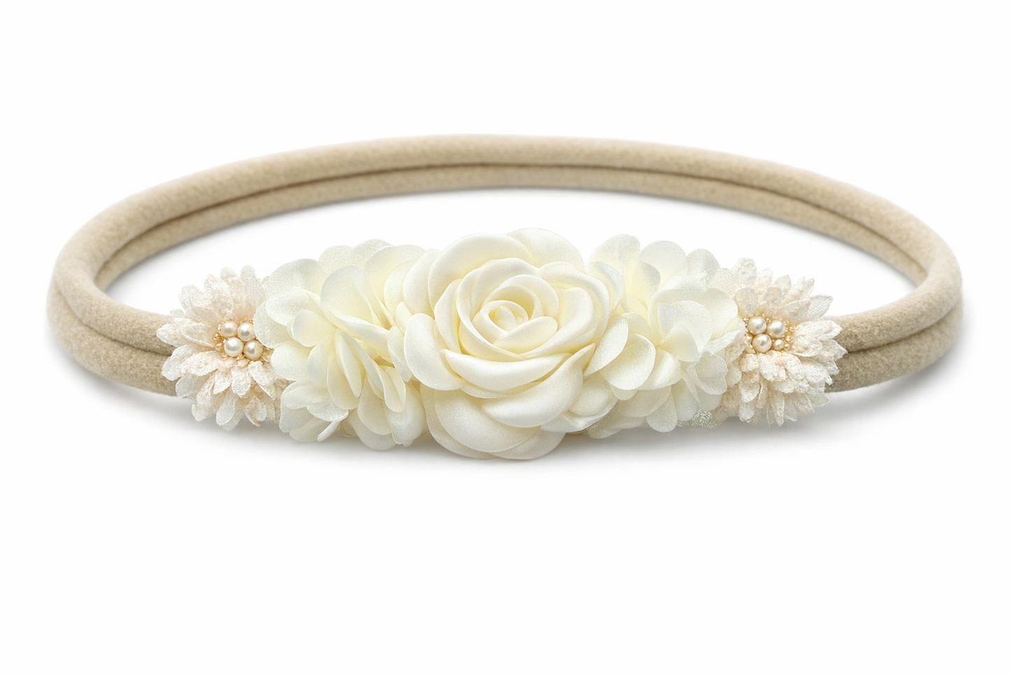 Diadema flores bebé