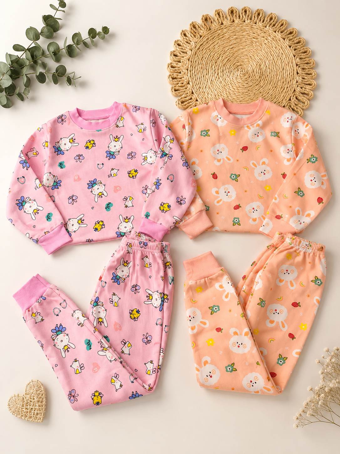 Pijamas niña térmicas micropolar 1 a 8 años