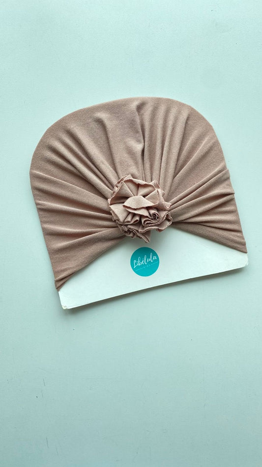 Turbante beige  algodón