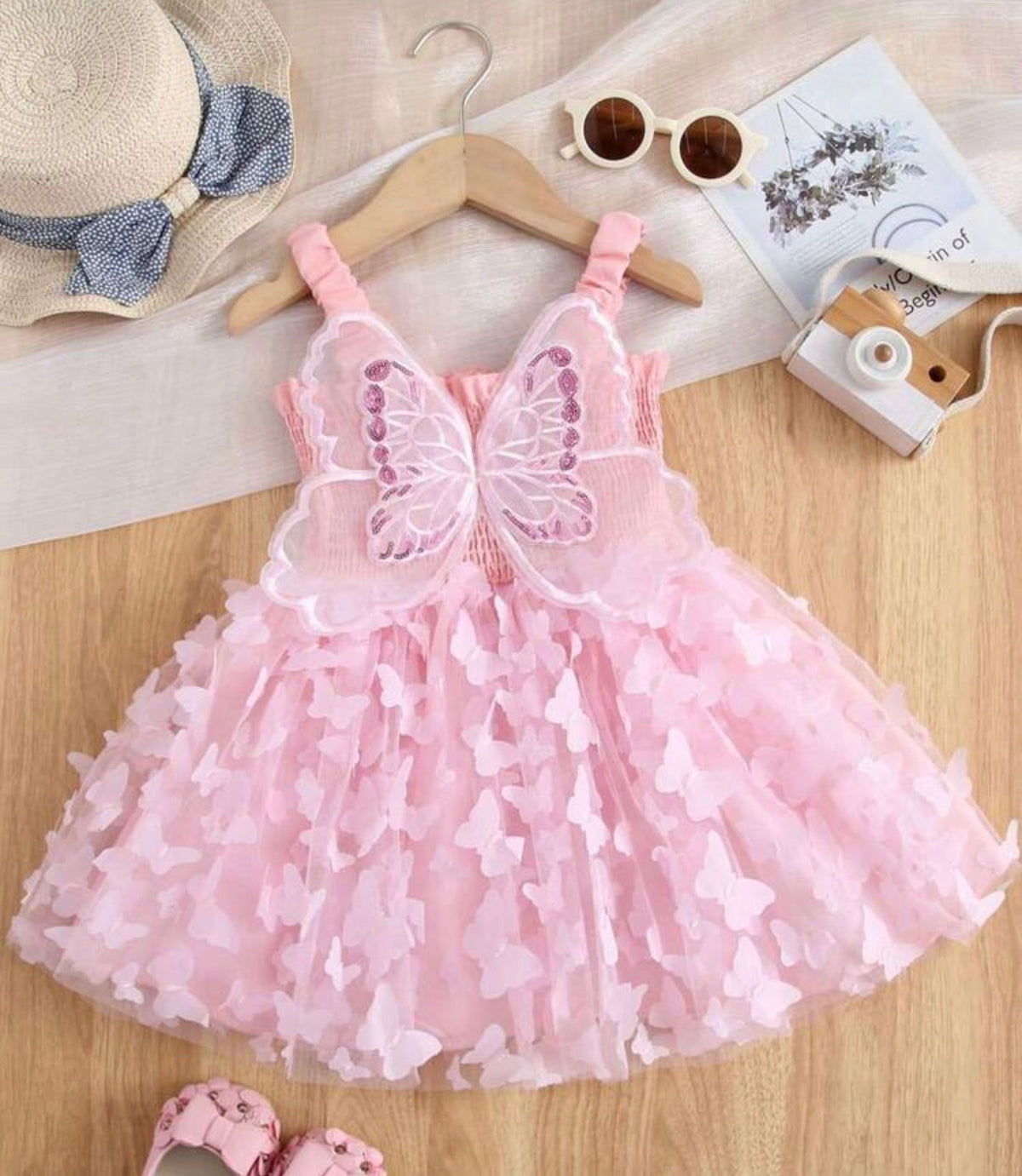 Vestido Infantil Mariposa Encantada