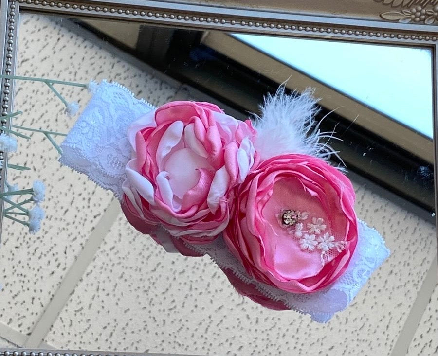 Diademas de gala plumas colores
