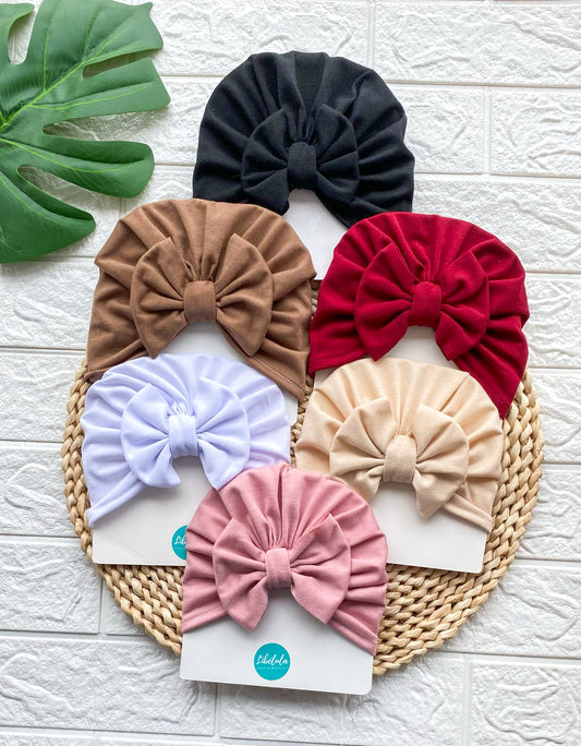 Turbantes sienna algodón unidad