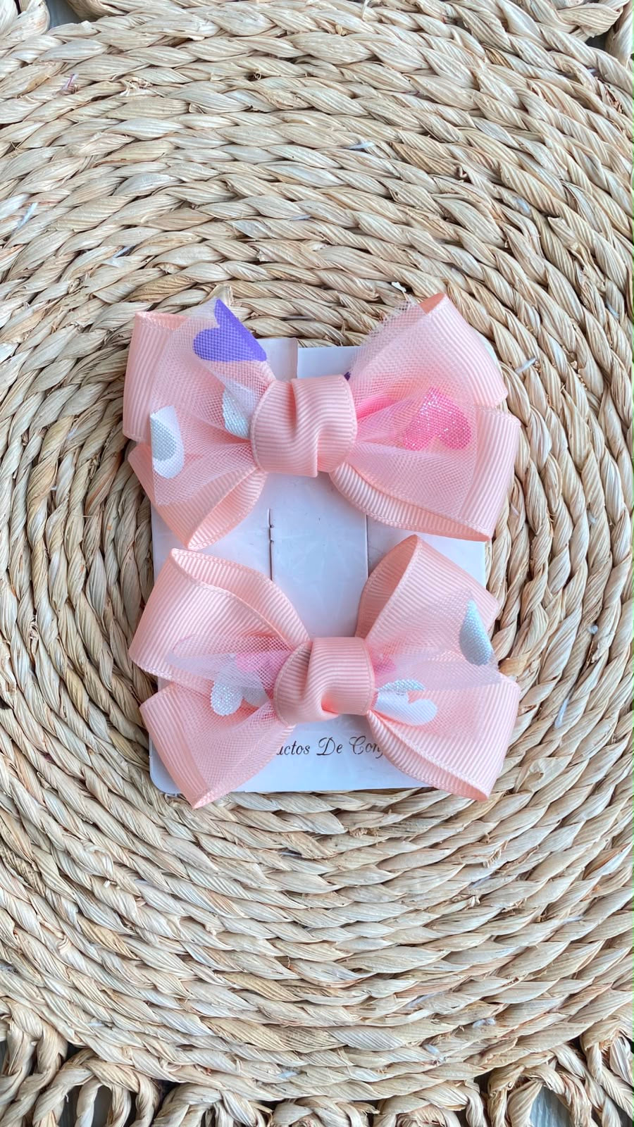 Pinches par lazo corazones