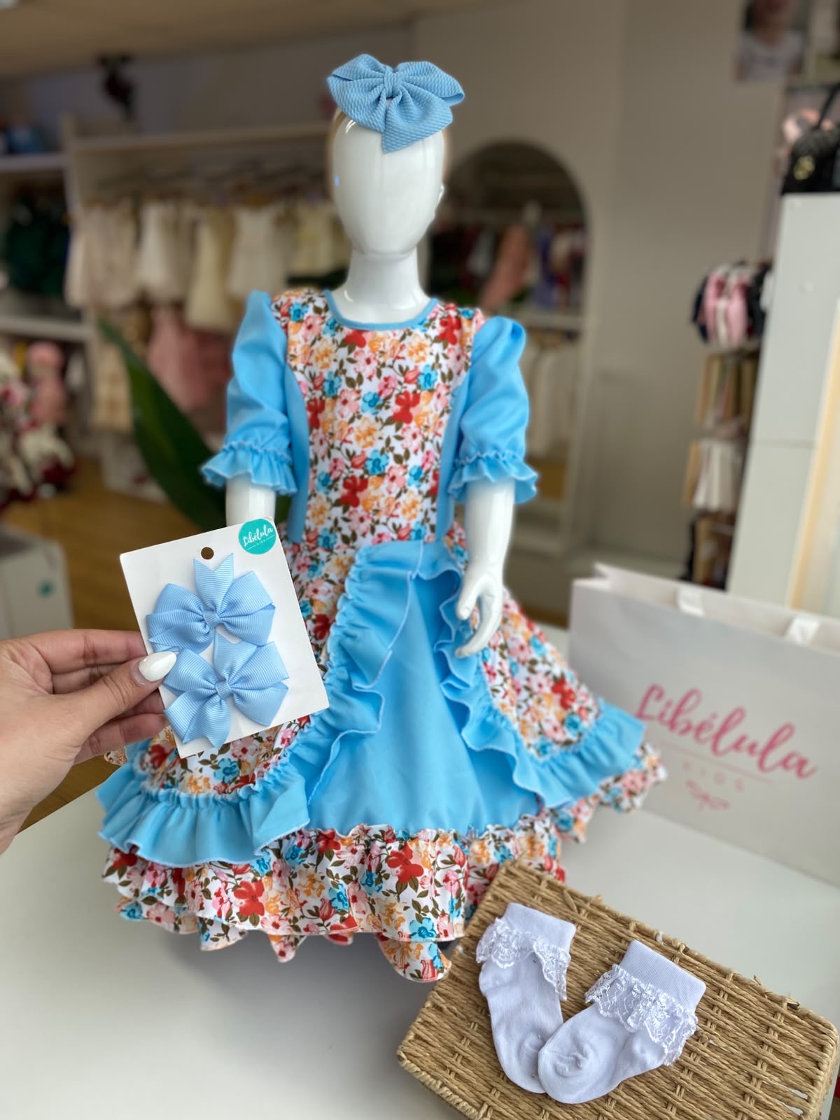 Vestido Huasita con falso