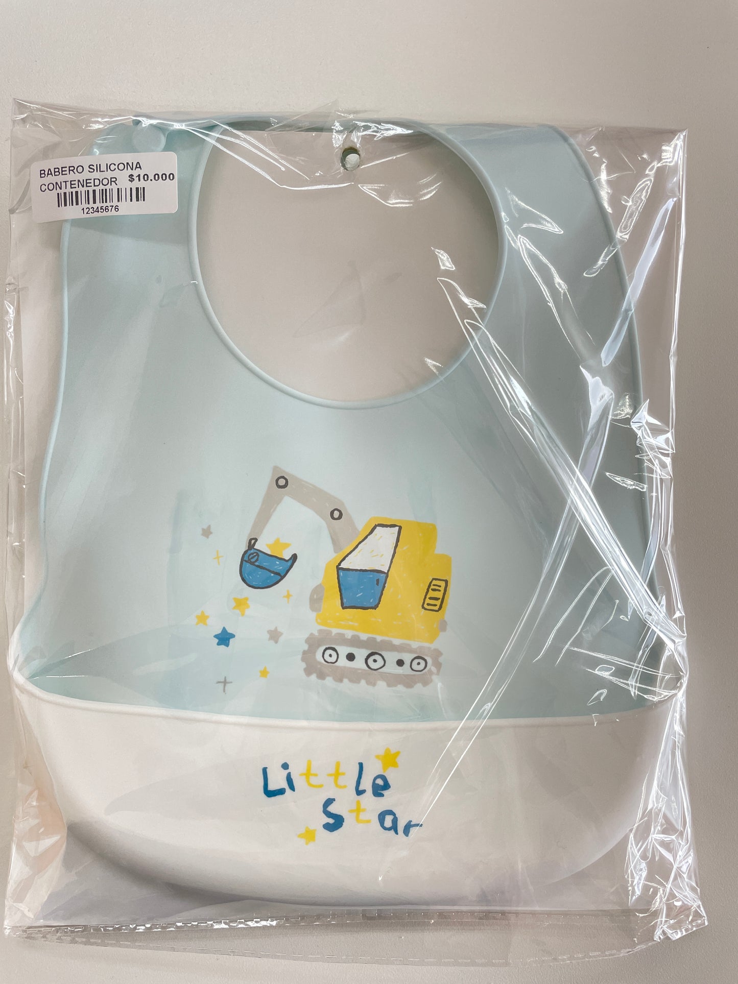 Babero silicona con Contenedor de Alimento