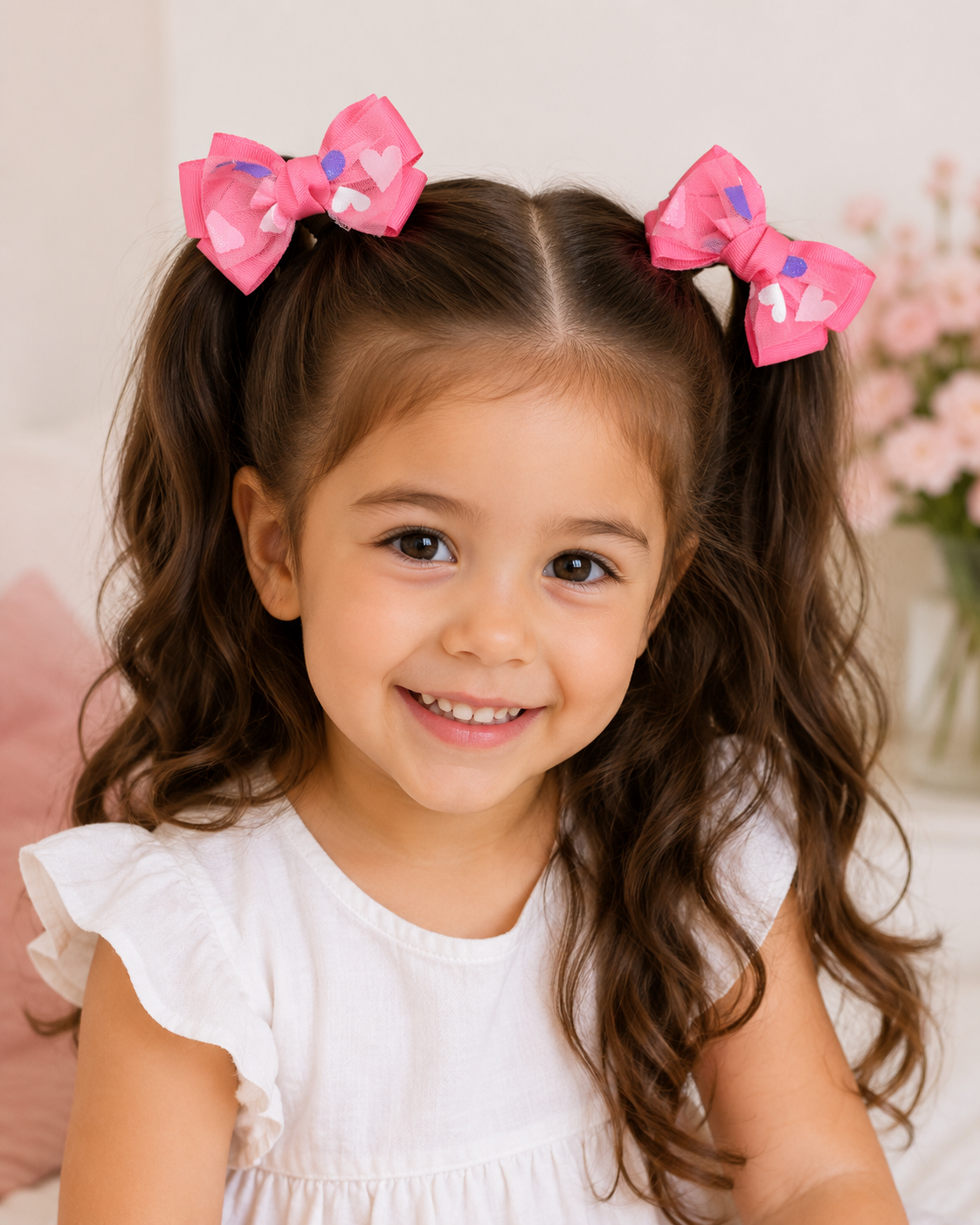 Pinches par lazo corazones