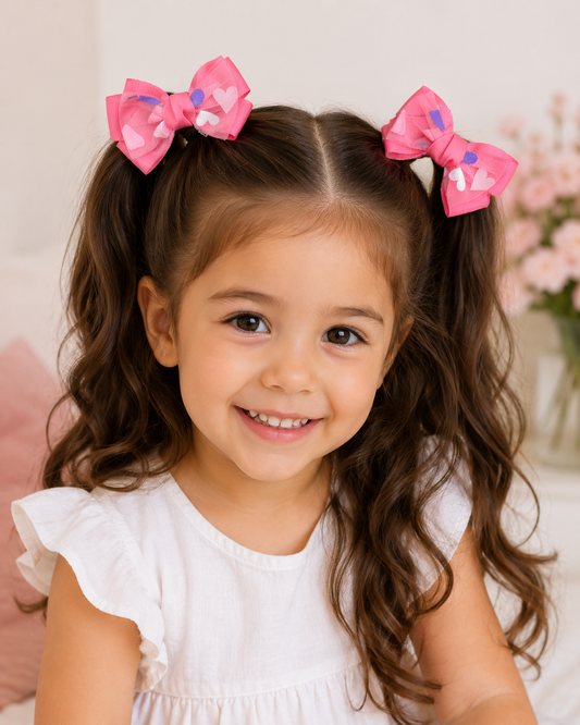 Pinches par lazo corazones