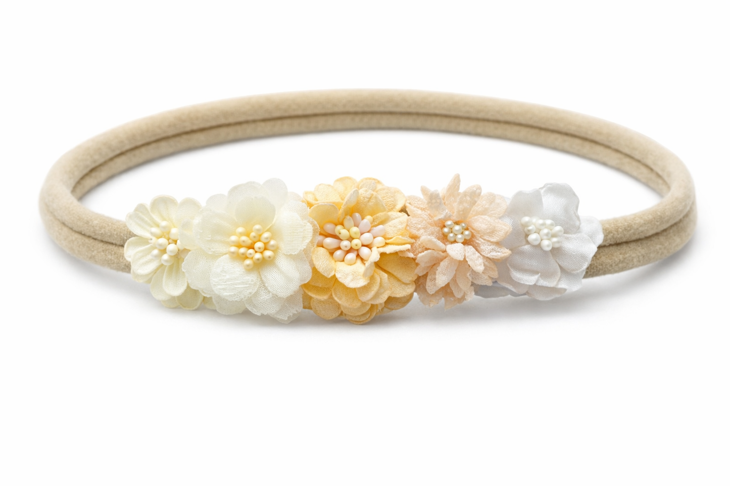 Diadema flores bebé