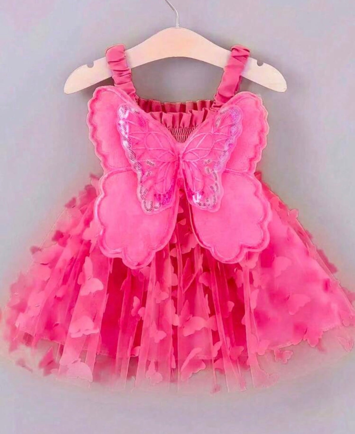 Vestido Infantil Mariposa Encantada