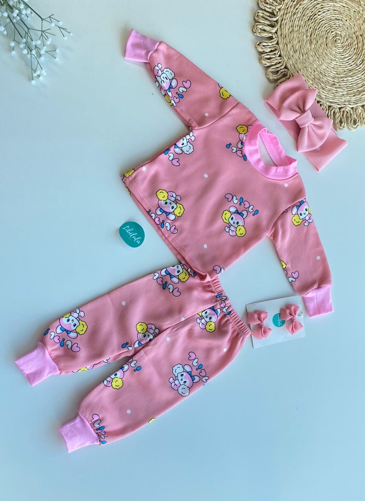 Pijamas niña térmicas micropolar 1 a 8 años