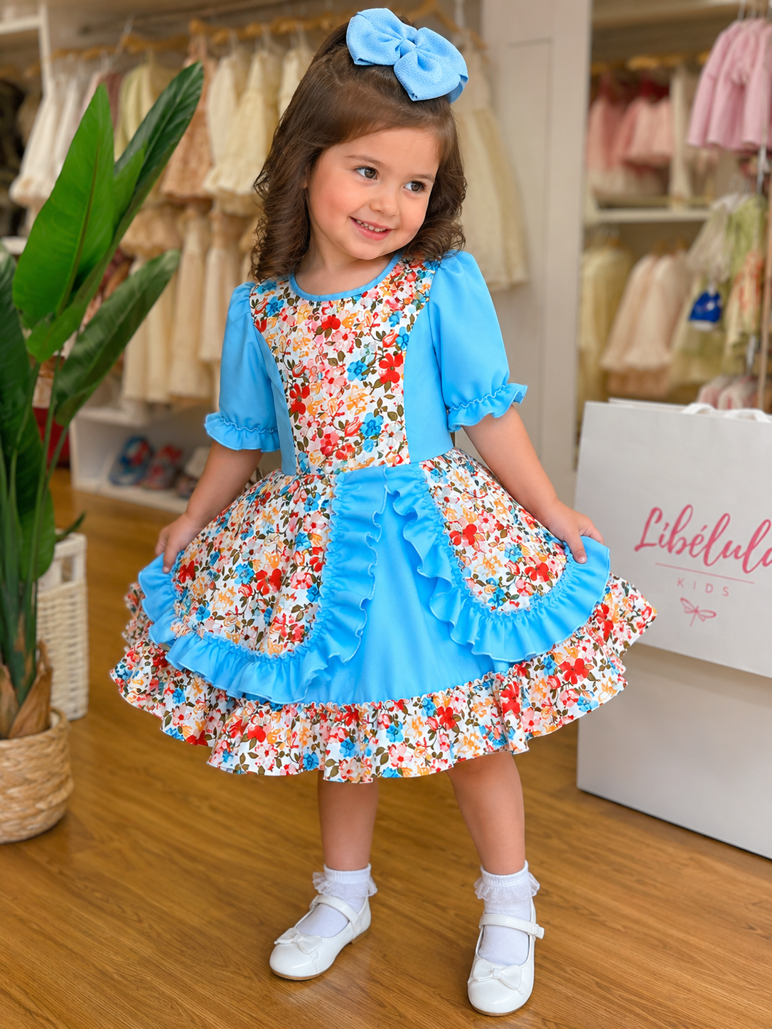 Vestido Huasita con falso