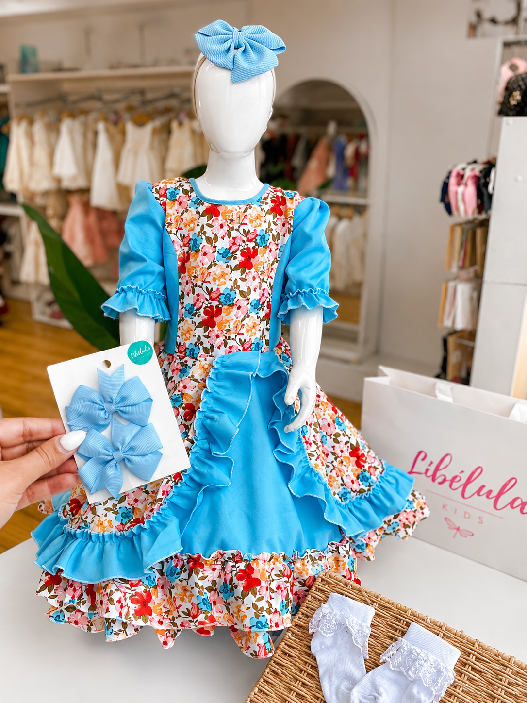 Vestido Huasita con falso