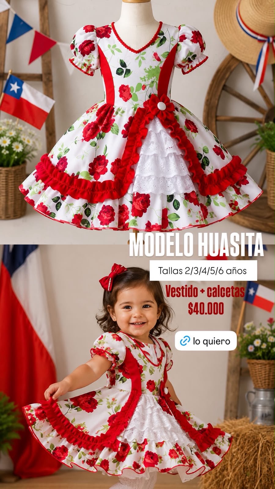 Vestido Huasita floral