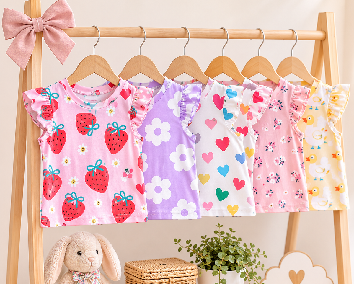 Polera estampada algodón primavera