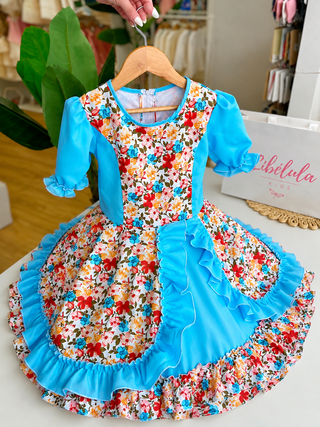 Vestido Huasita con falso