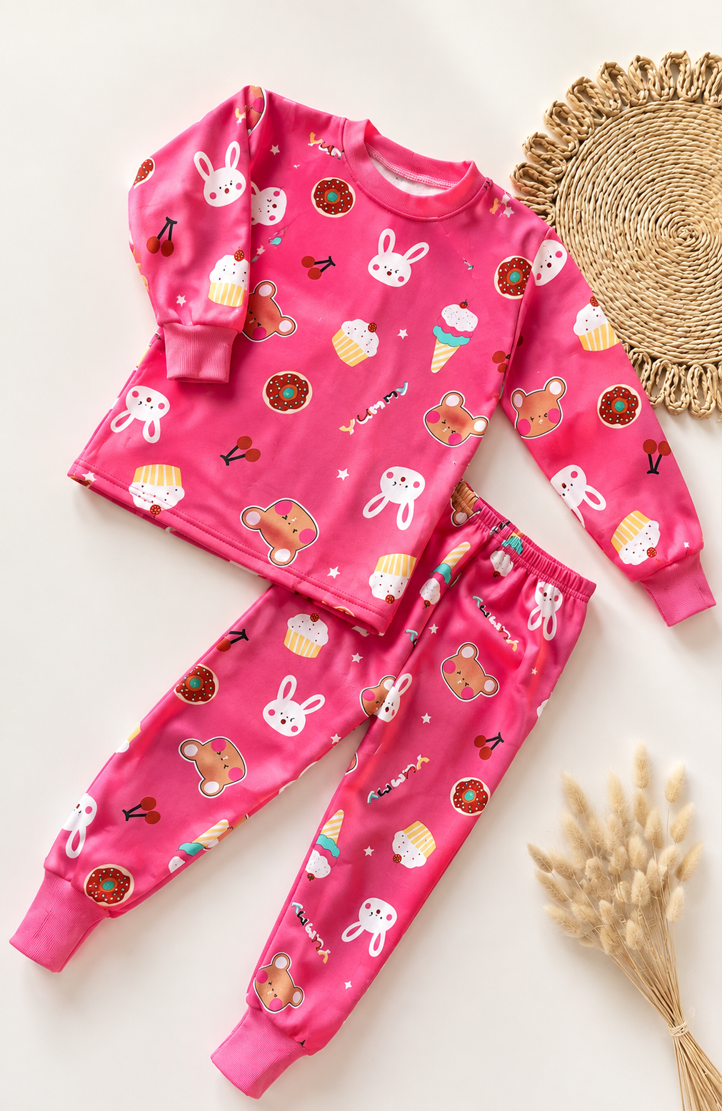 Pijamas niña térmicas micropolar 1 a 8 años