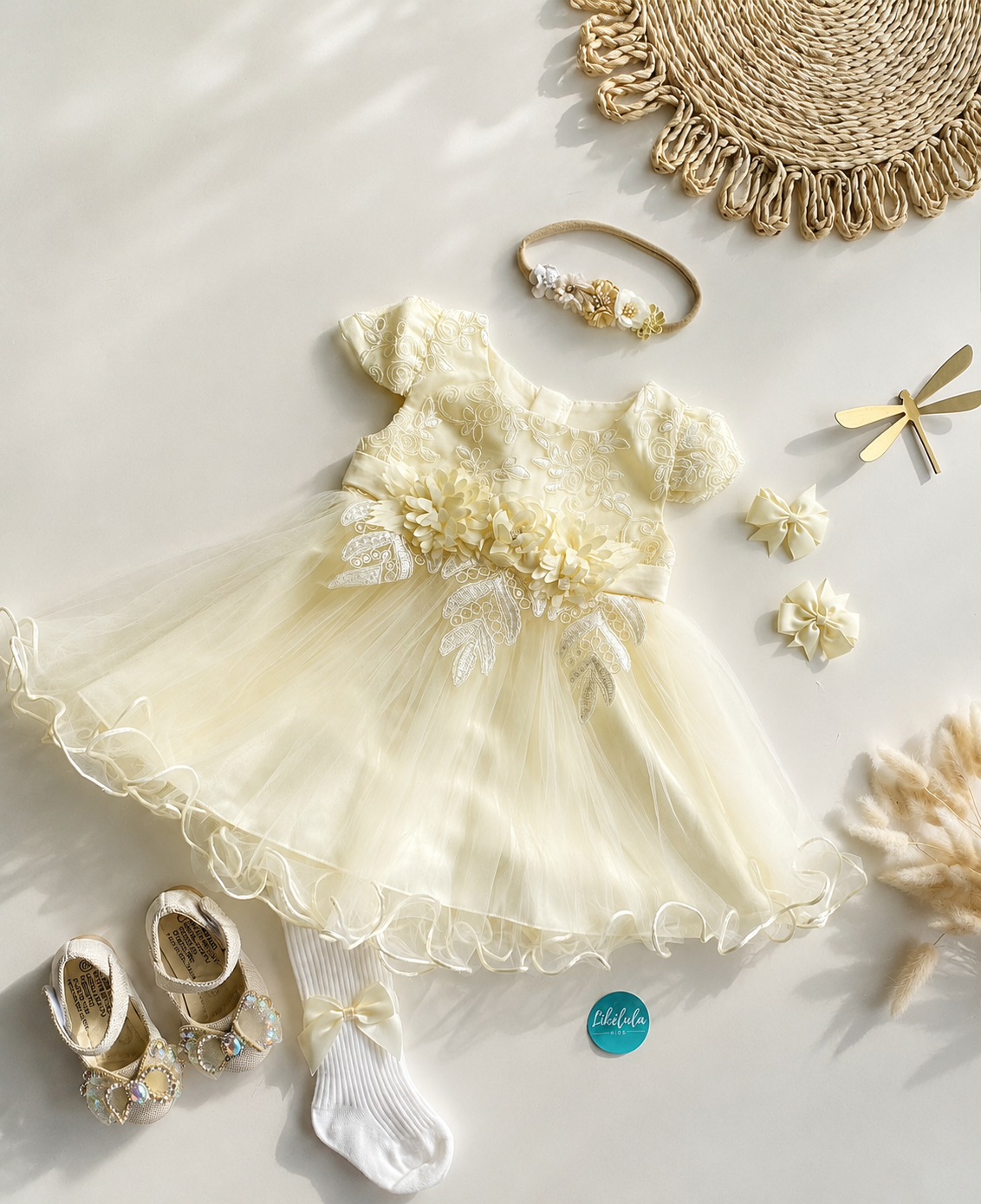 Vestido Annie crema