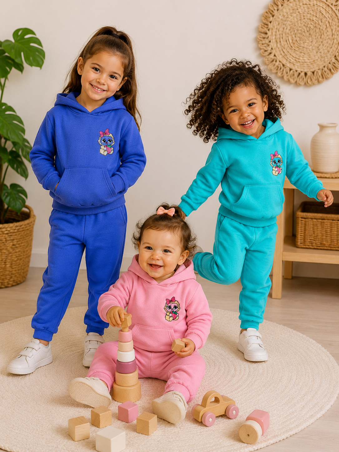 Conjunto Térmico Infantil Forrado en Chiporro con gorro