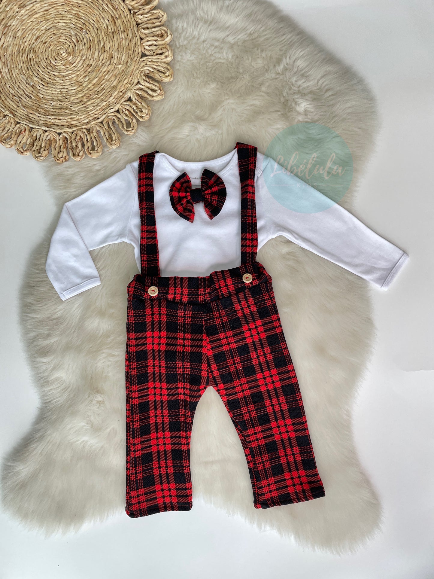 Conjunto Niño cascanueces navideño